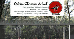 Desktop Screenshot of odessachristianschool.org