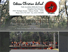 Tablet Screenshot of odessachristianschool.org